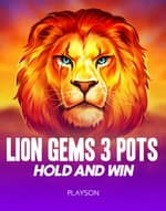 Lion Gems 3 Pots: Hold and Win