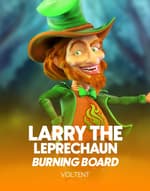 Larry the Leprechaun Burning Board
