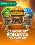 Canyon Cart Bonanza: Hold & Win