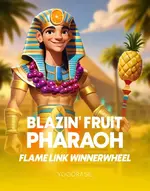 Blazin’ Fruit Pharaoh FlameLink™ WinnerWheel™