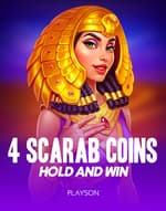 4 Scarab Coins: Hold and Win